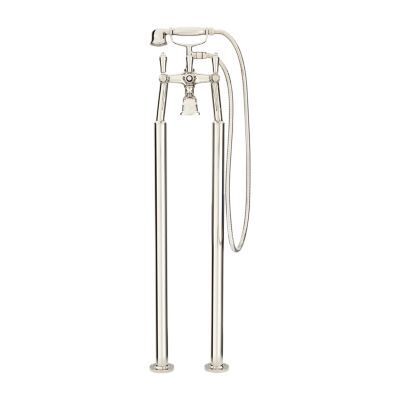 Pfister Polished Nickel Traditional Free Standing Tub Filler LG6-1TFD