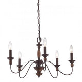 Quoizel HK5005TC Holbrook Chandelier tuscan brown 5lts Chandelier