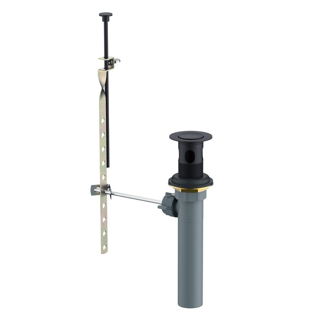 Gerber GA605254BN 1 1/4" 50/50 Pop-up Drain Assembly With Lift Rod - Brushed Nickel