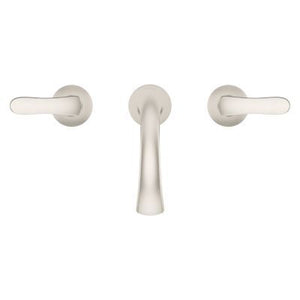 Pfister Brushed Nickel Weller Widespread Bath Faucet LG49-WR0K