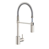Gerber D451288BS The Foodie Pre-rinse Single Handle Spring-spout Kitchen Faucet -...