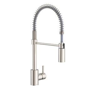 Gerber D451288BS The Foodie Pre-rinse Single Handle Spring-spout Kitchen Faucet -...
