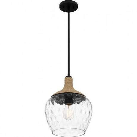 Quoizel QPPC5603MBK Quoizel Piccolo Pendant Mini pendant 1 light matte black Mini Pendant