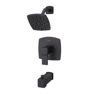 Deckard 1-Handle Tub & Shower Trim in Matte Black