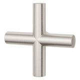 Pfister Brushed Nickel Single Cross Handle for Slide Bar Kit