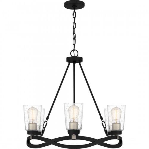 Quoizel OLK5025EK Overlook Chandelier 6 lights earth black Chandelier