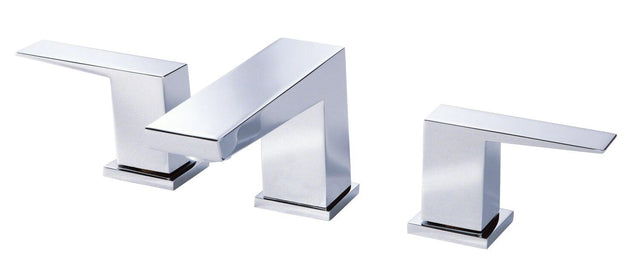 Gerber D304162BS Satin Black Mid-town Two Handle Widespread Lavatory Faucet