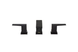 Gerber D304162BS Satin Black Mid-town Two Handle Widespread Lavatory Faucet
