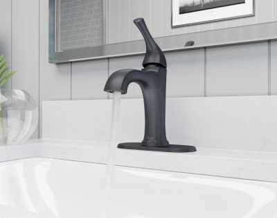 Pfister Matte Black Single Control Bathroom Faucet LG42-MCA0B