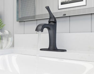 Pfister Matte Black Single Control Bathroom Faucet LG42-MCA0B