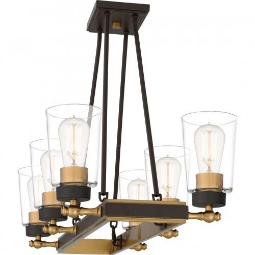 Quoizel ATO632OZ Atwood Island 6 lights old bronze Island Light