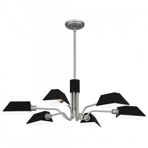 Quoizel QCH5350AN Sienna Chandelier 6 lights antique nickel Chandelier