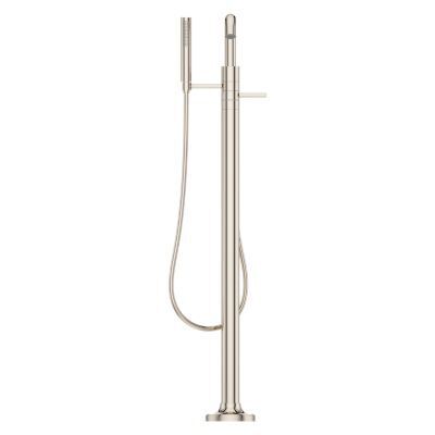 Pfister Polished Nickel 2-handle Tub Filler With Hand Shower LG6-1TNTD
