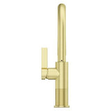 Pfister Brushed Gold 1-handle Pull-down Bar/prep Kitchen Faucet