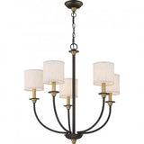 Quoizel ADY5005OZ Audley Chandelier 5 light old bronze Chandelier