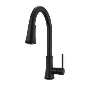 Pfister Matte Black 1-handle Pull-down Kitchen Faucet G529-PF2B