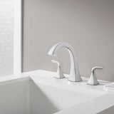 Bronson 2-Handle Complete Roman Tub Trim in Polished Chrome