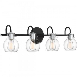 Quoizel ANW8604EK Andrews Bath 4 light earth black Bath Light