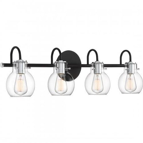Quoizel ANW8604EK Andrews Bath 4 light earth black Bath Light