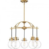 Quoizel SDL5005WS Sidwell 5 light chandelier weathered brass Chandelier