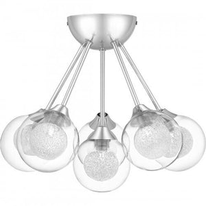 Quoizel PCSB1716C Spellbound Semi-flush 6 light polished chrome Semi-Flush Mount