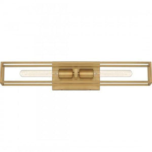 Quoizel LGN8624WS Leighton Bath 2 lights weathered brass Bath Light