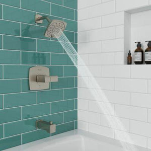Pfister Brushed Nickel Deckard 1-handle Tub & Shower, Trim Only LG89-8DAK