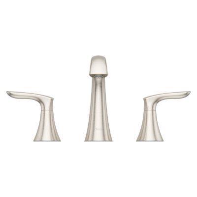 Pfister Brushed Nickel Weller Widespread Bath Faucet LG49-WR0K