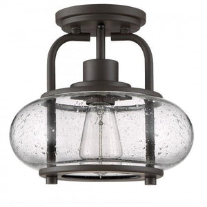 Quoizel TRG1710OZ Trilogy Semi flush 1 light old brnz Semi-Flush Mount