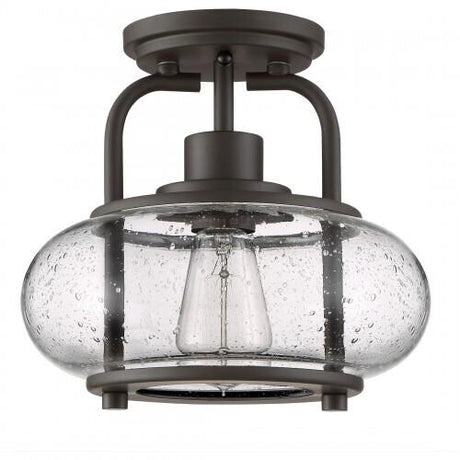 Quoizel TRG1710OZ Trilogy Semi flush 1 light old brnz Semi-Flush Mount