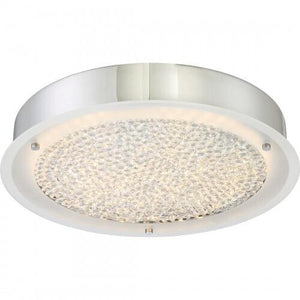 Quoizel PCBZ1616C Blaze Flush mount polished chrome 16"d Flush Mount