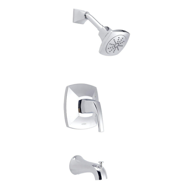 Gerber D502018BBTC Brushed Bronze Vaughn Tub & Shower Trim Kit, 2.0GPM
