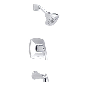 Gerber D501018BNTC Brushed Nickel Vaughn Tub & Shower Trim Kit, 1.75GPM