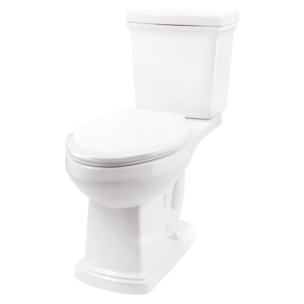 Gerber G0020181 White Hinsdale 1.28 Gpf 12" Rough-in Two-piece Elongated ERGOHEI...