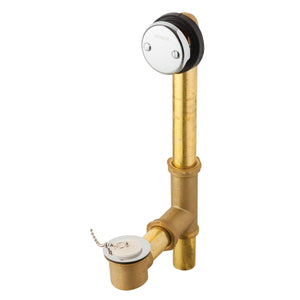 Gerber G0041890 Chrome Classics Chain & Stopper Fit-all Drain for Standard Tub