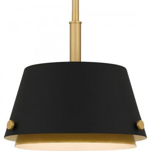 Quoizel QPP6163MBK Quoizel Piccolo Pendant Mid pendant 1 light matte black Mini Pendant
