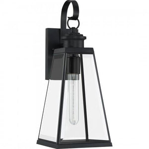 Quoizel PAX8407MBK Paxton Outdoor wall 1 light matte black Outdoor Lantern