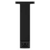 Squared Non-Diverting Tub Spout in Matte Black