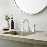 Bronson 2-Handle 8" Widespread Bathroom Faucet in Polished Chrome