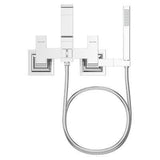 Verve Wall-mount Tub Filler without Handles in Polished Chrome