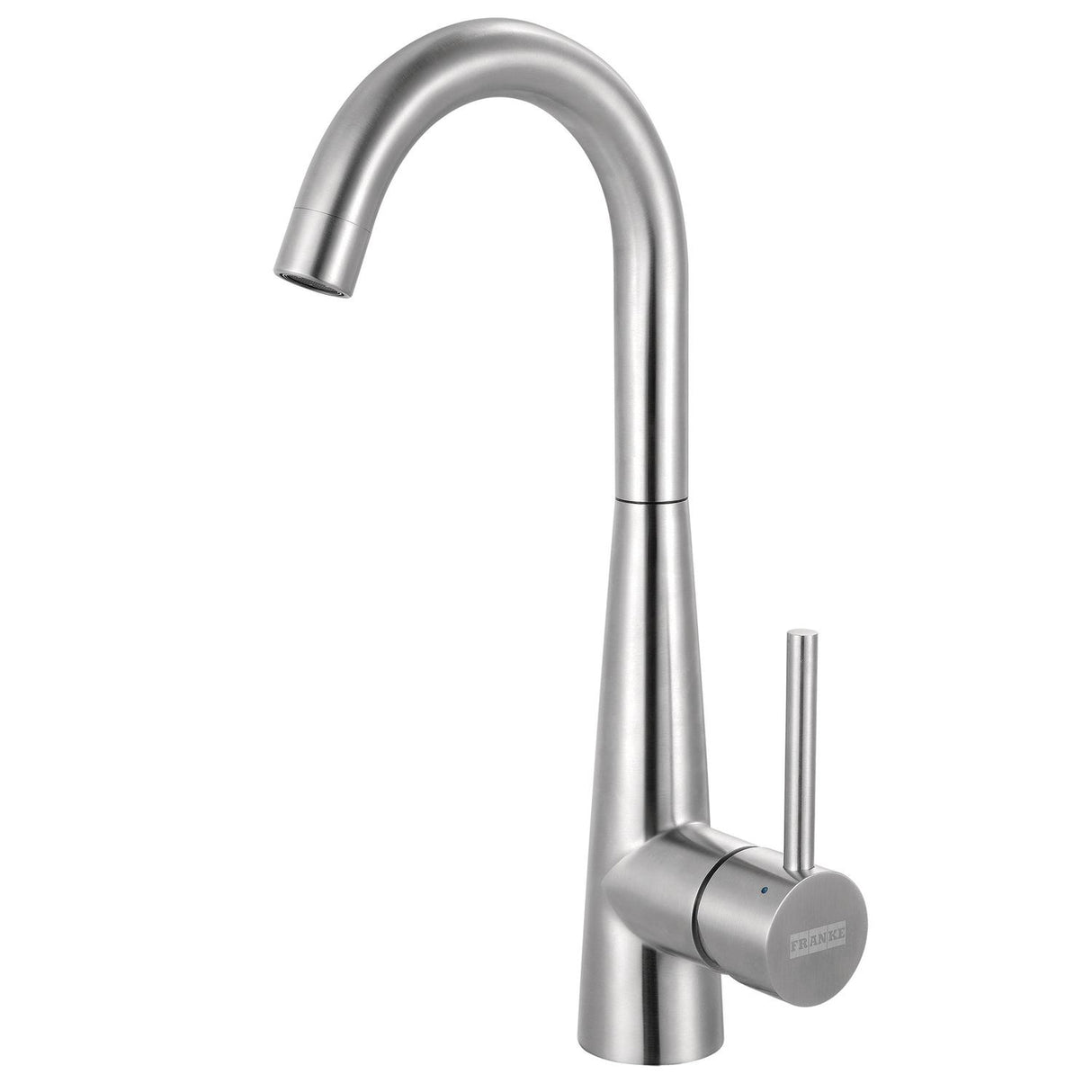 FRANKE STL-BR-304 Steel 14.4-in Single Handle Swivel Spout Kitchen Prep / Bar Faucet in Stainless Steel In Stainless Steel