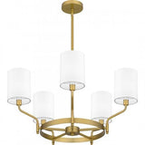 Quoizel PKN5025AB Parkington Chandelier 5 lights aged brass Chandelier