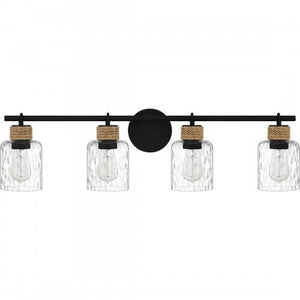 Quoizel BTC8634MBK Baltic Bath 4 lights matte black Bath Light