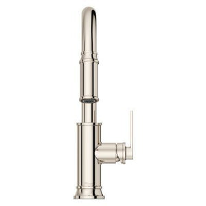 Pfister Polished Nickel 1-handle Pull-down Kitchen Faucet GT529-COLD