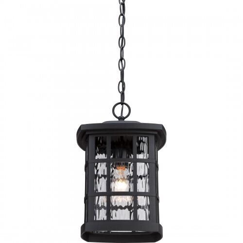 Quoizel SNN1909K Stonington Outdoor hanging mystic black Outdoor Lantern