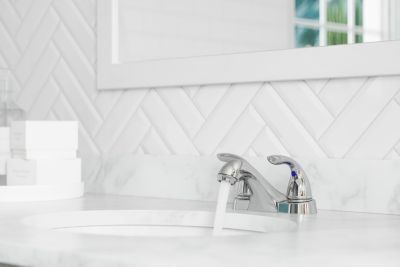 Pfister Polished Chrome Pfirst Series Centerset Bath Faucet LG143-6100