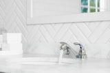 Pfirst Series 2-Handle 4" Centerset Bathroom Faucet in Polished Chrome