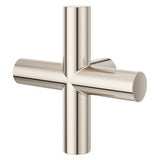 Tenet Single Shower Cross Handle in Polished Nickel