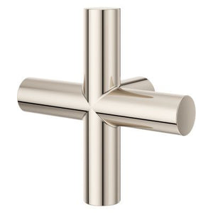 Tenet Single Shower Cross Handle in Polished Nickel