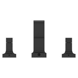 Verve 2-Handle Deck Mounted Roman Tub Trim without Handles in Matte Black